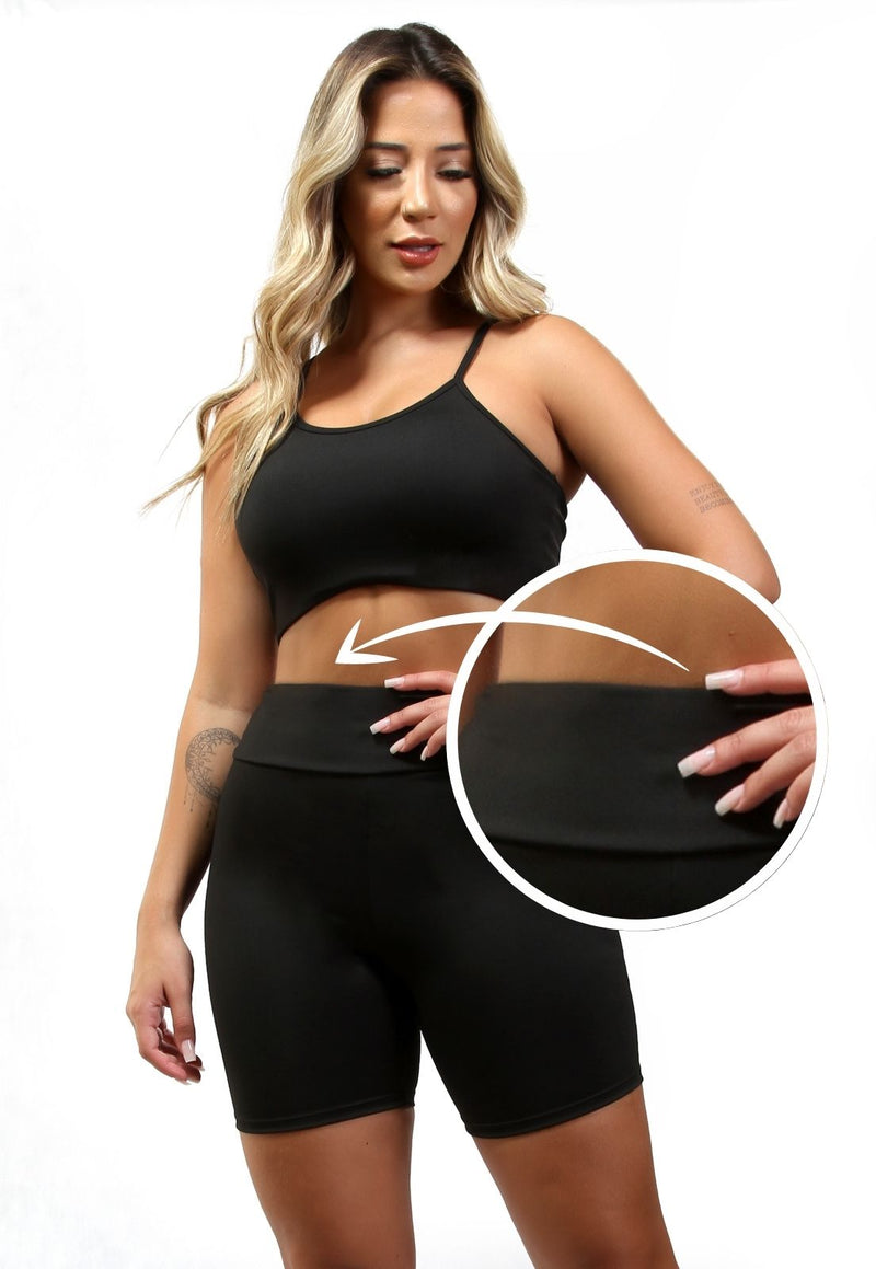 Conjunto fitness Basic (bermuda+top)