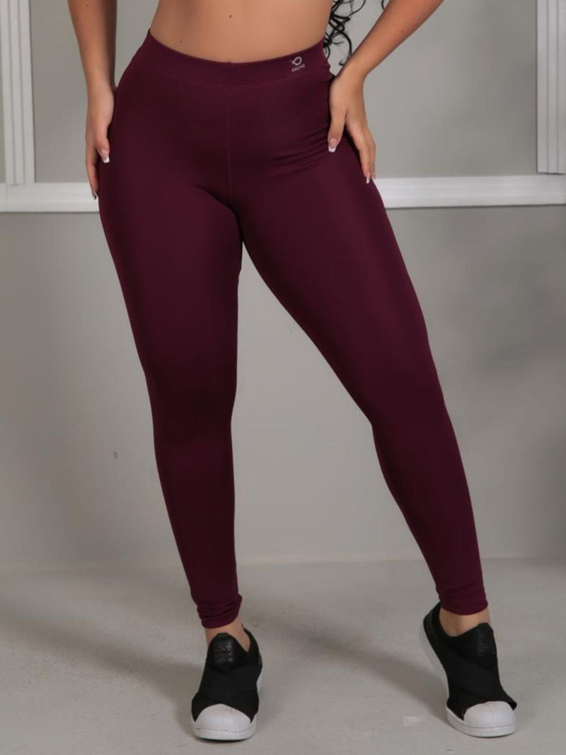 Calça Legging Basic Vinho