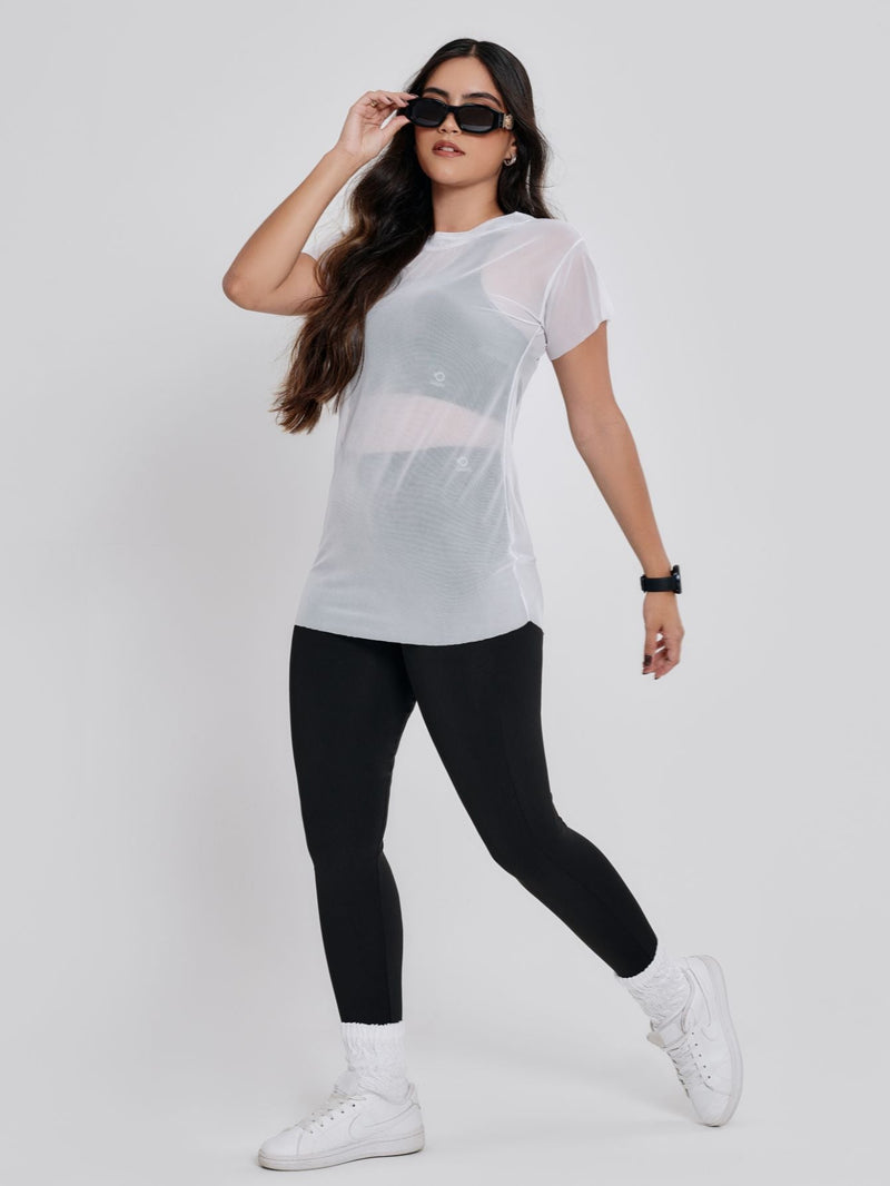 Conjunto fitness Basic (calça+top+blusa)