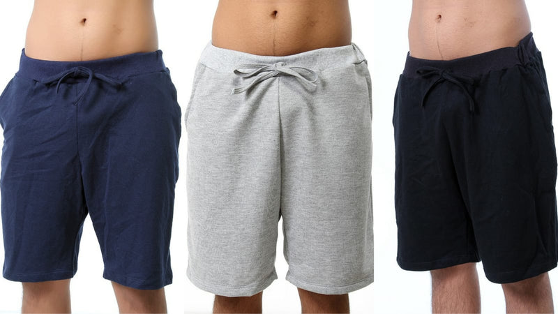 Kit 3 Bermudas masculinas Moletinho com bolso