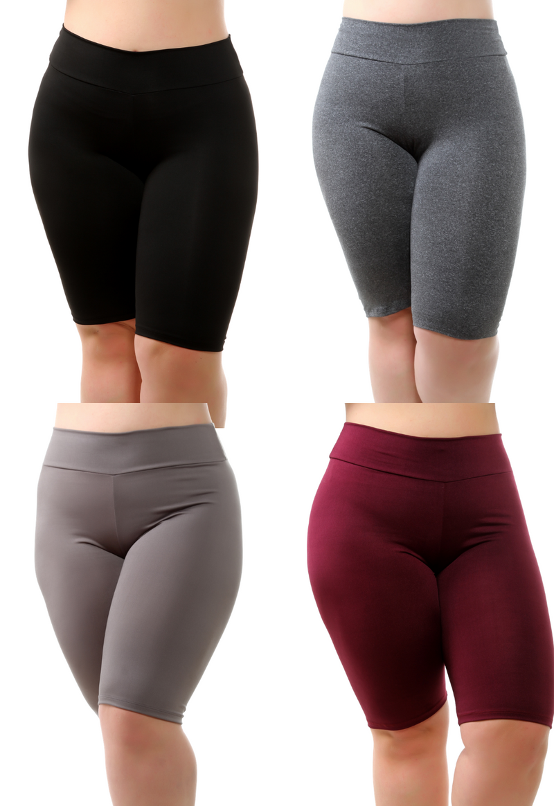 Kit 6 Bermudas Plus Size