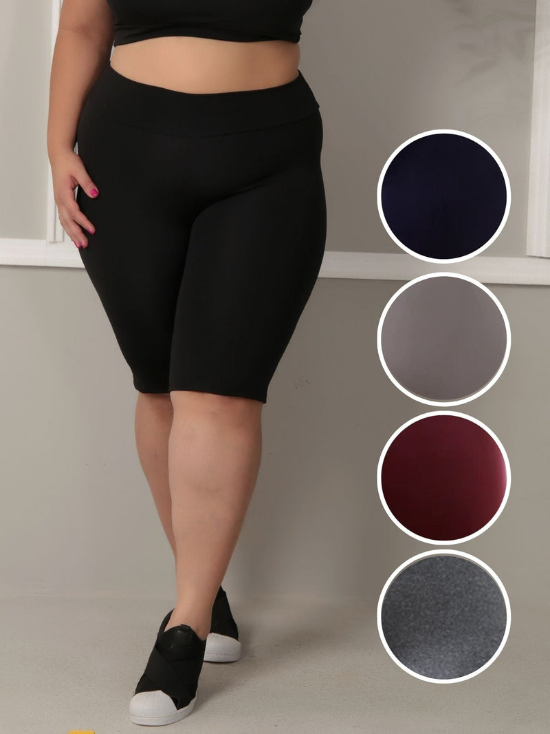 Kit 4 Bermudas Plus Size