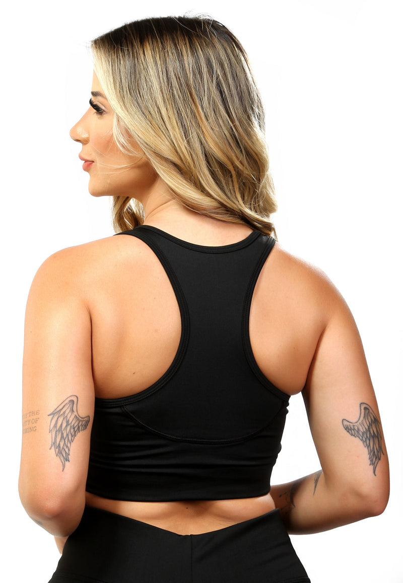 Top c/bojo Nadador Basic Preto