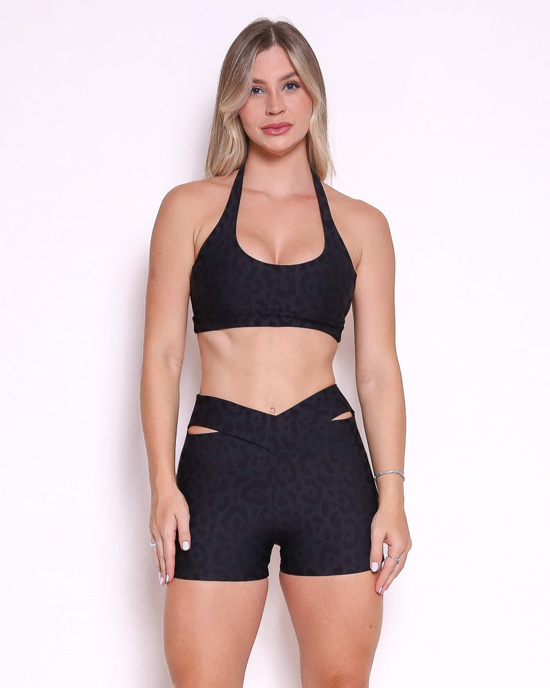 Conjunto Fitness Elegante con Cós Cruzado Bina