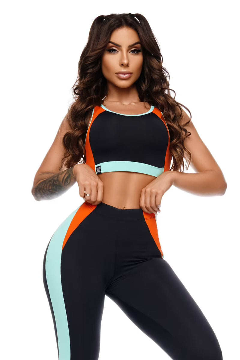 Conjunto de Fitness para Ciclismo Energizante